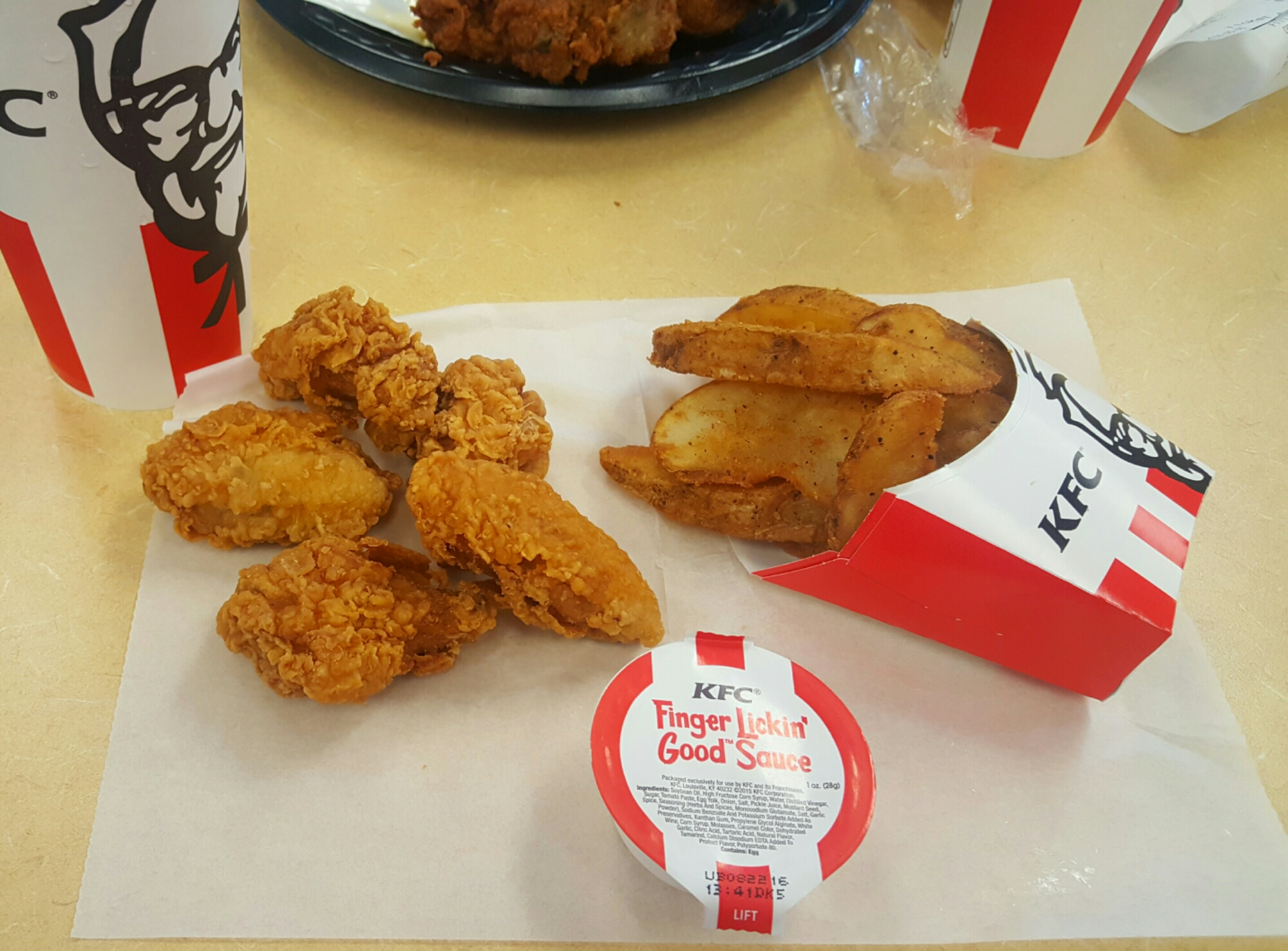 KFC Hot Wings.